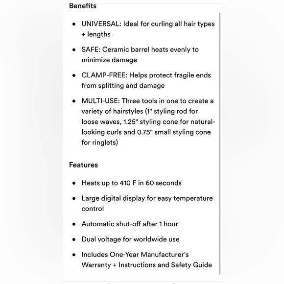 Paul Mitchell Curler - Picture 3 of 4